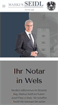 Mobile Screenshot of notar-wels.at